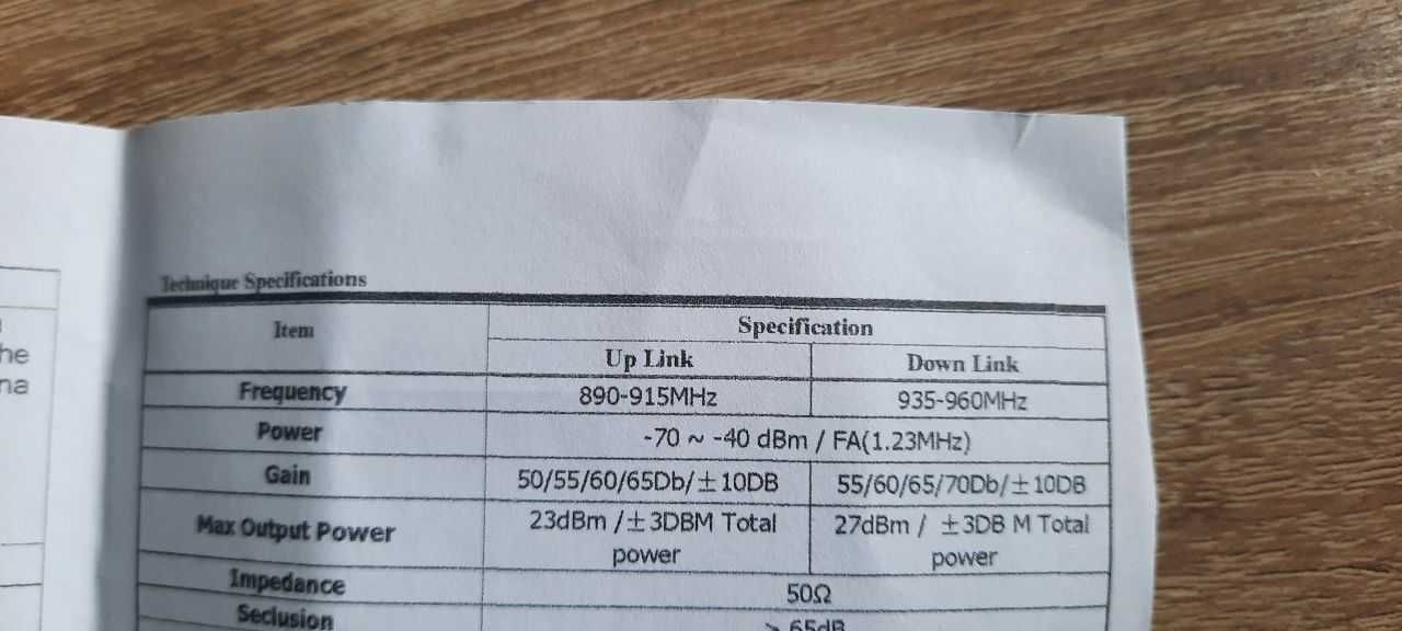 Wzmacniacz sieci komórkowej GSM repeater komórkowy