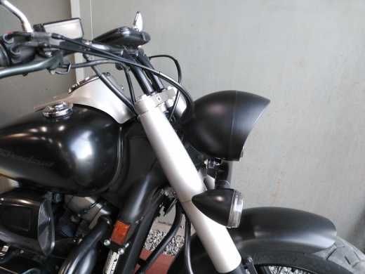 Мото фара универсальная на мотоцикл чоппер Honda Yamaha Geon Lifan