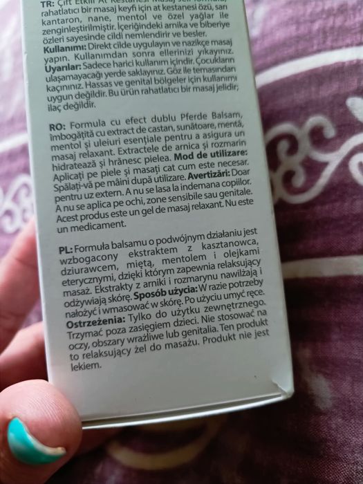 Żel z kasztanowca Farmasi