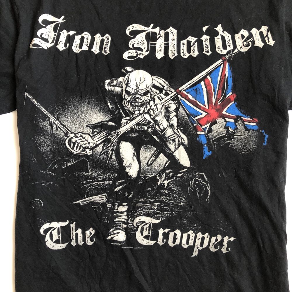 Футболка Vintage Iron Maiden The Trooper 2011 T-shirt Метал Група Мерч