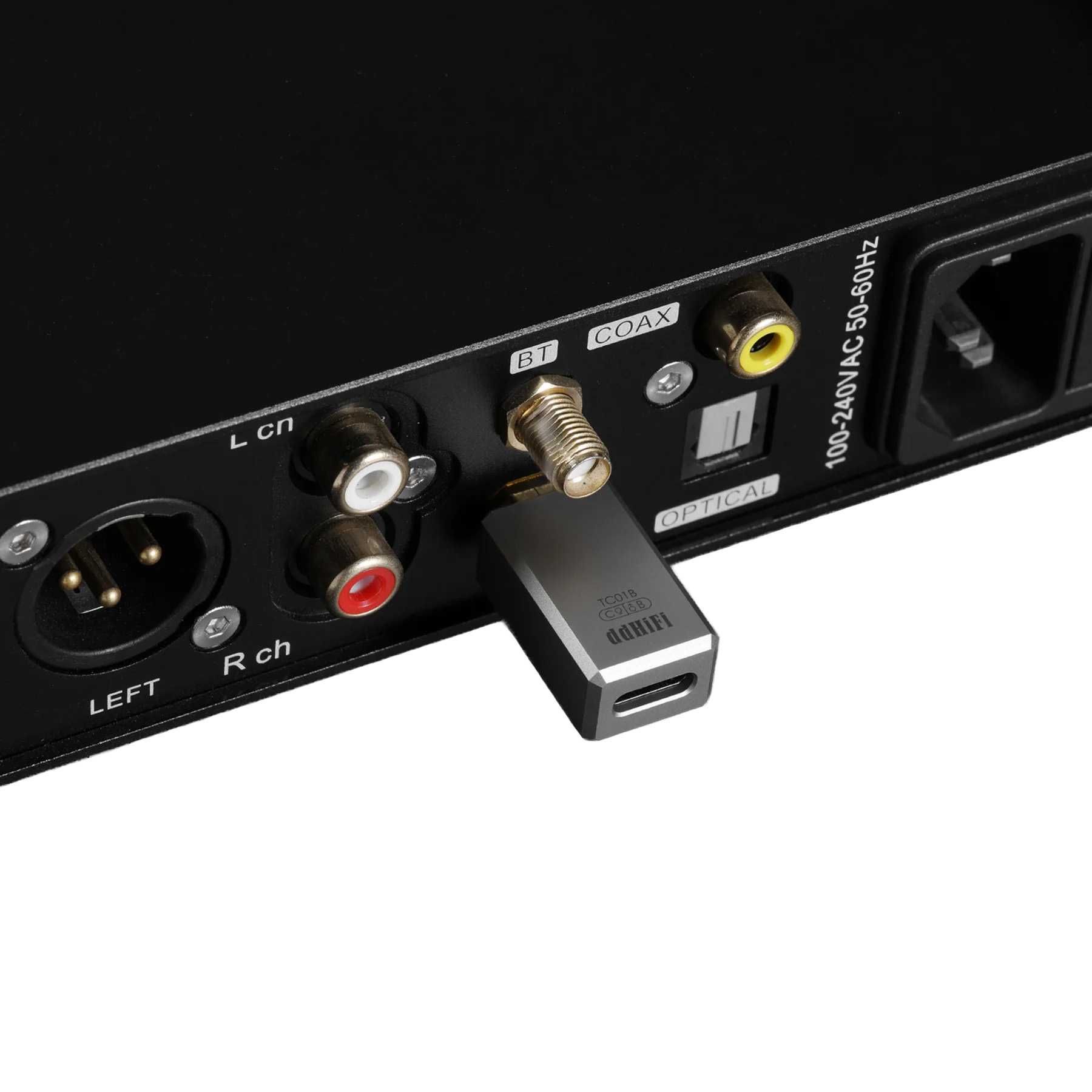 Адаптер-перехідник ddHiFi TC01B з USB-C (F) на USB-B (M)