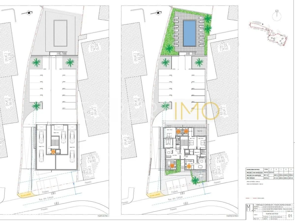 Terreno com PROJETO    7 Apt. Albufeira -ALGARVE