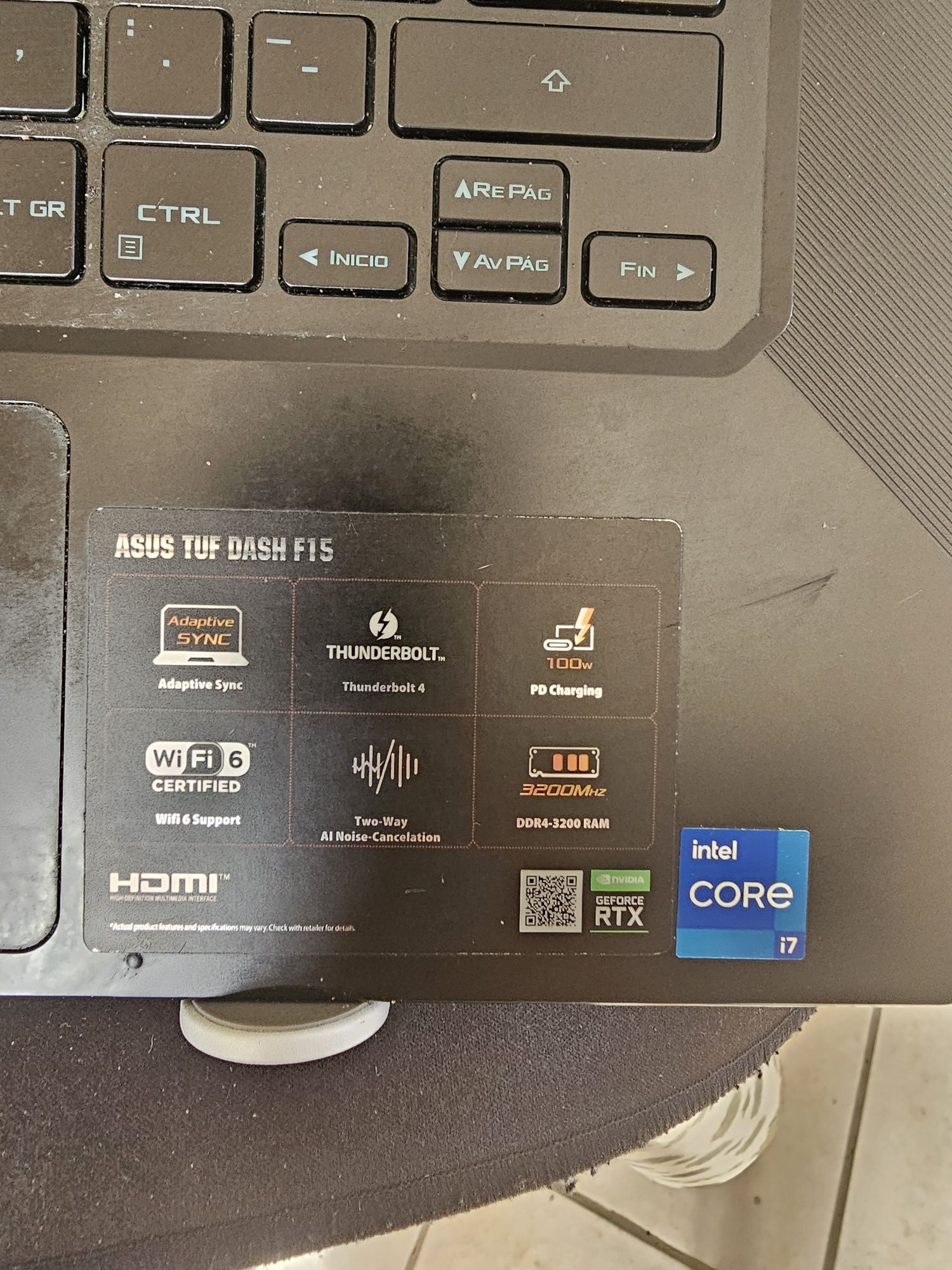 ASUS TUF dash F15 2021