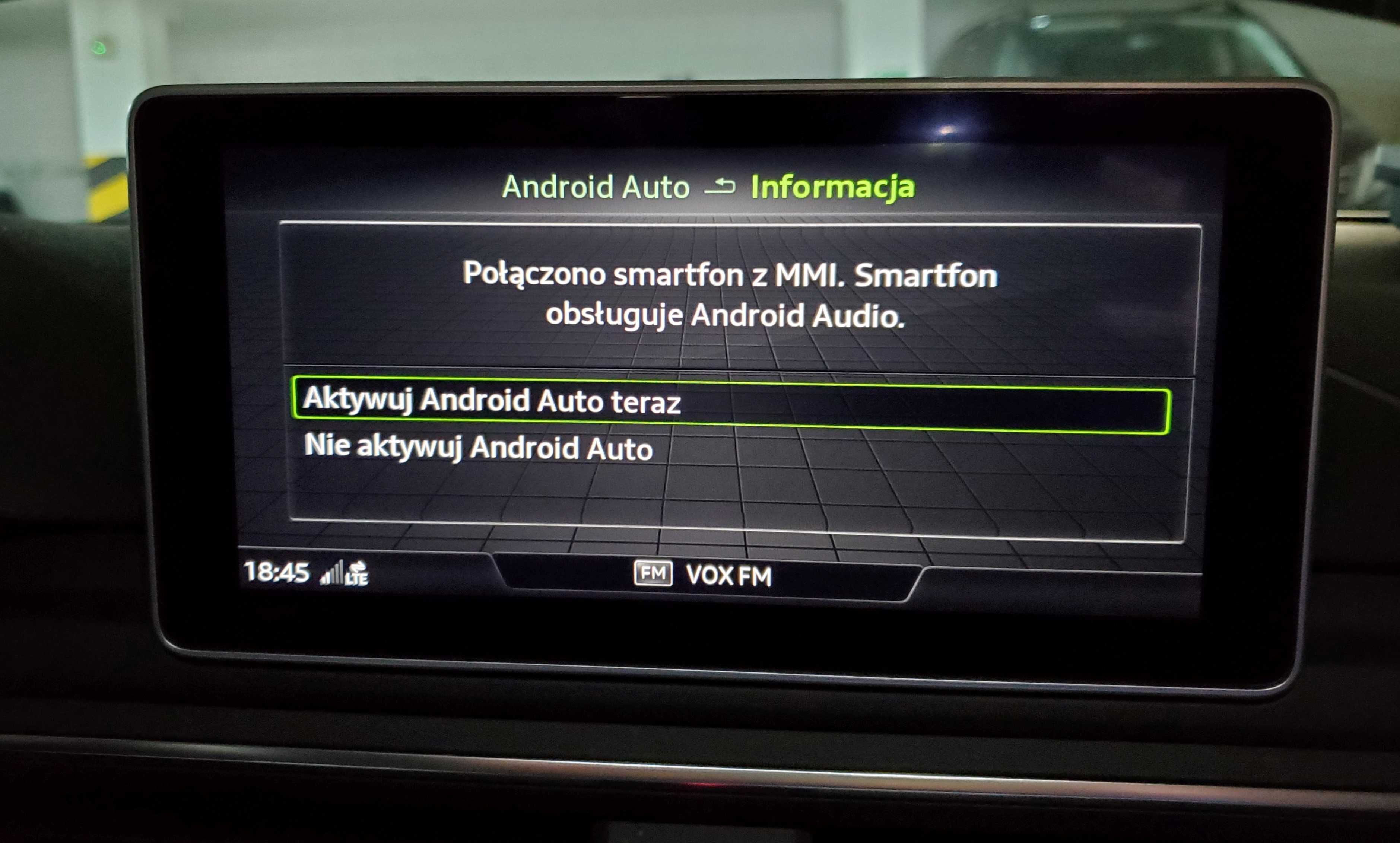 Audi A3 A4 A5 Q5 MONTAŻ Gniazda USB pod Carplay Android Auto AKTYWACJA