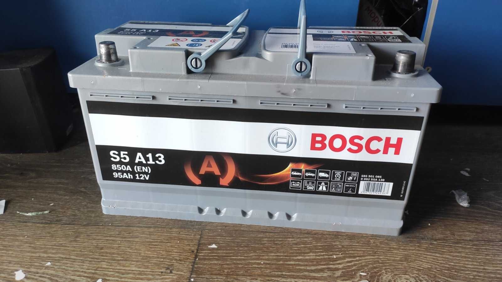 Автомобильный аккумулятор Bosch AGM 6СТ-95 (S5A130) 95 Ач