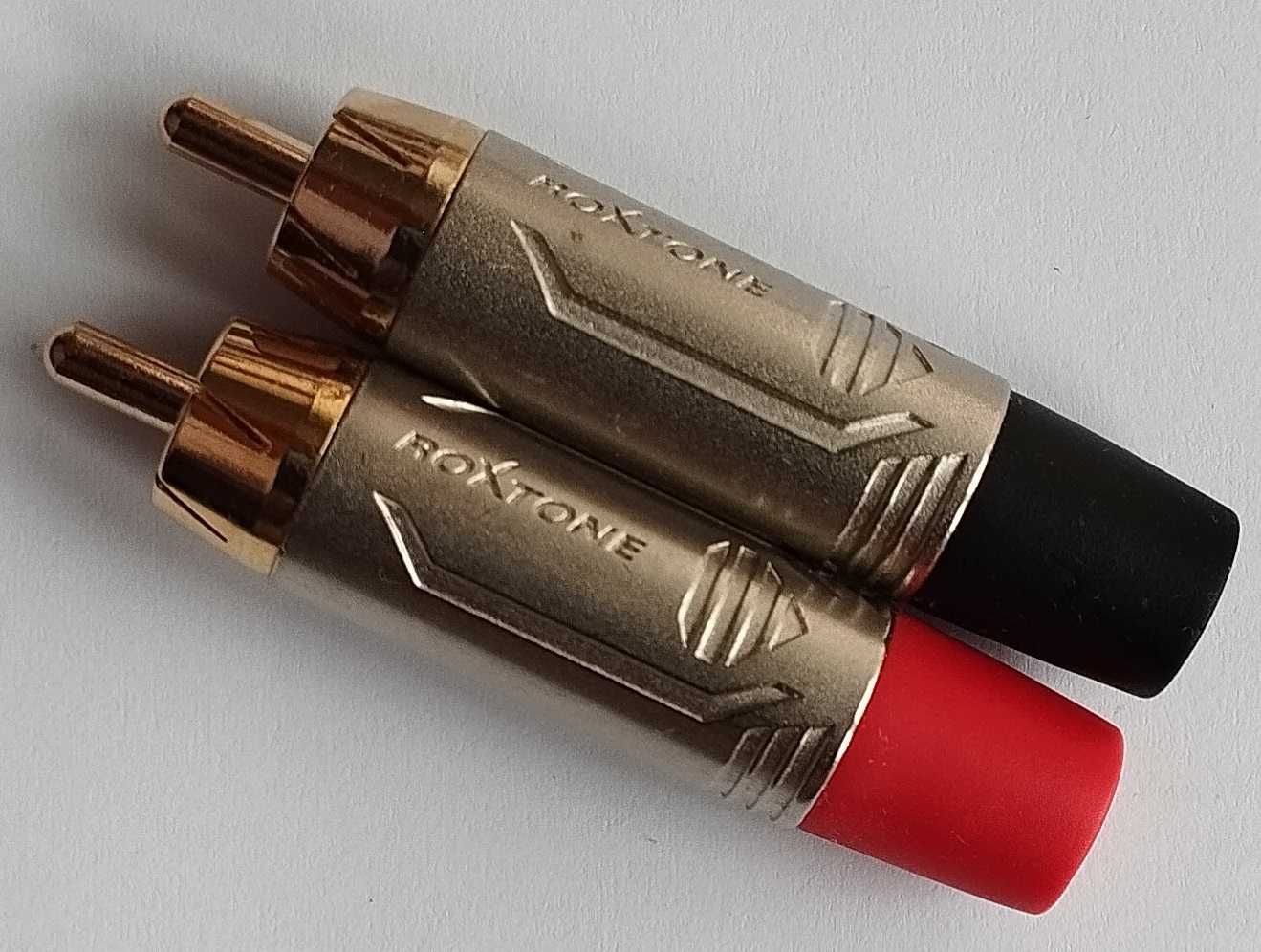 Wtyki RCA chinch ROXTONE RF2C-NG złocone