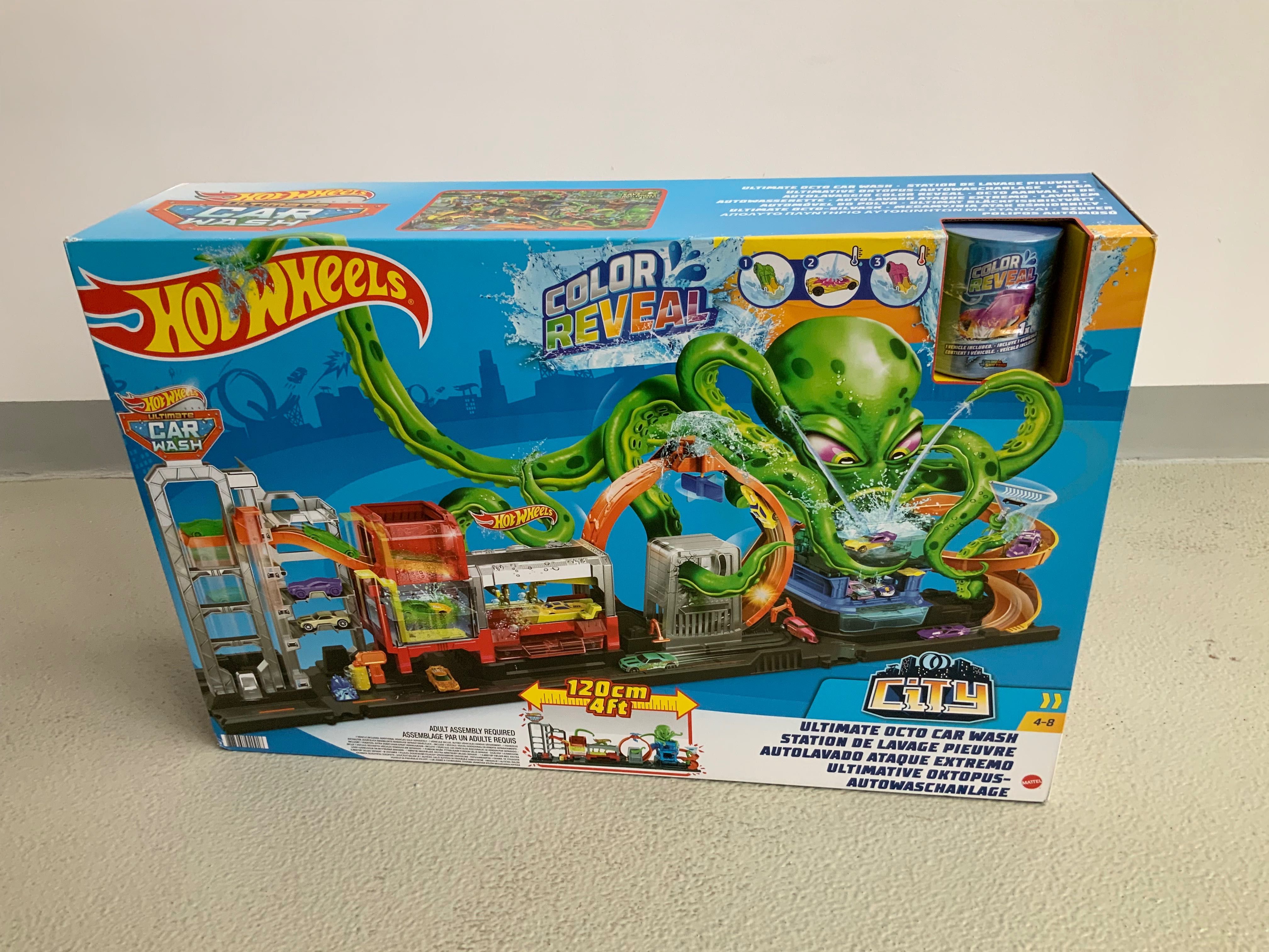 Hot Wheels City megamyjnia atak ośmiornicy ośmiornica