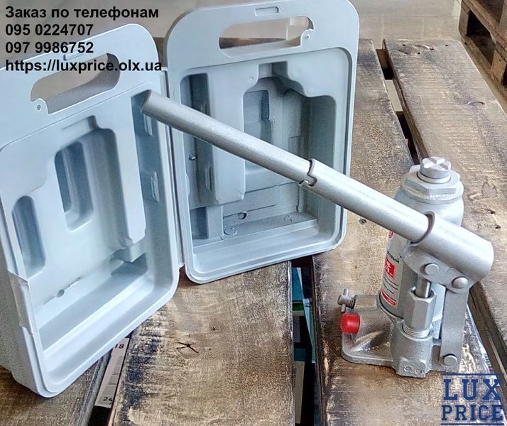 Домкрат "стовпчик" одноштоковий 2 т, в кейсі INTERTOOL GT0051