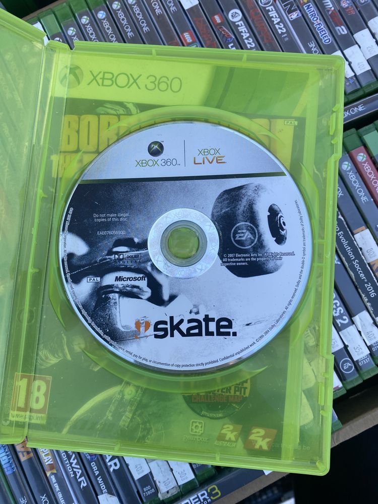 Gra Skate Xbox 360 X360 pudełkowa skateboard game