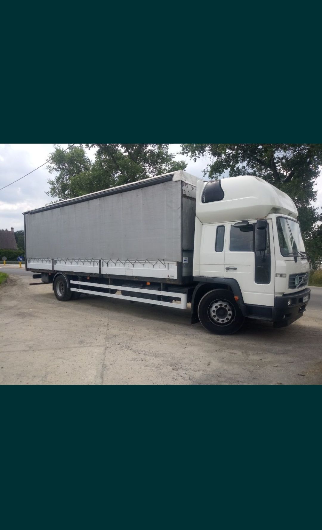 Volvo fl6 18 DMC zabudowa 8.60 ładowność 10t ruchomy dach klimatyzacja