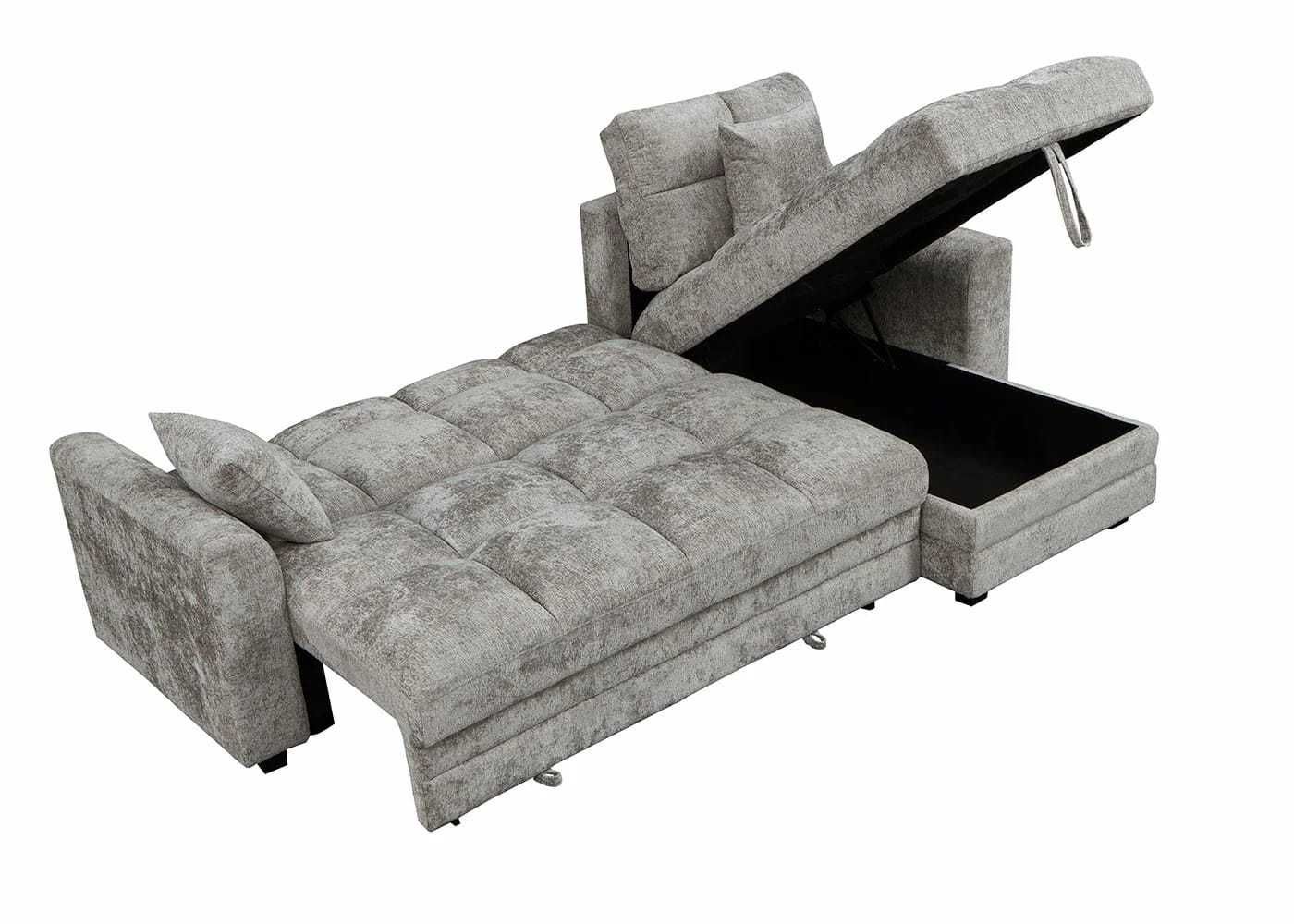 SOFÁ CAMA CHAISE LONGUE COM ARRUMAÇÃO + ENTREGA GRATUITA
