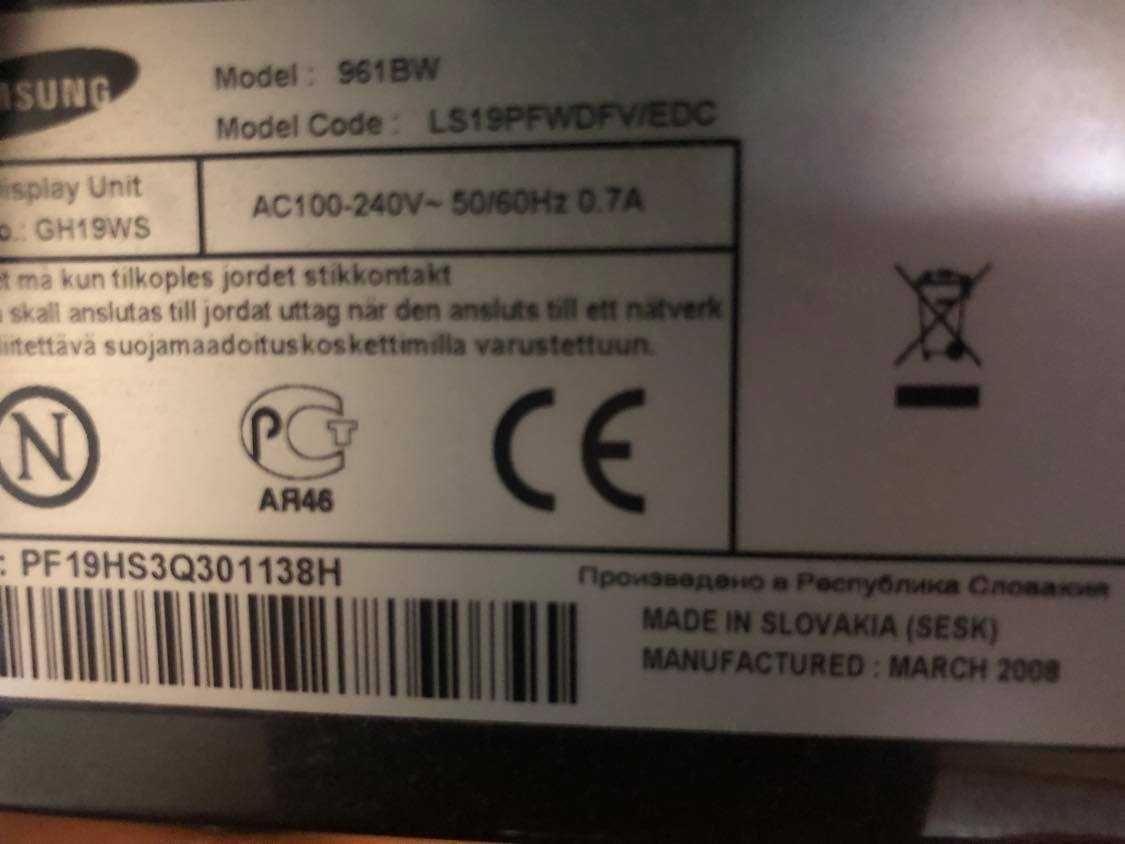 Monitor płaski Samsung