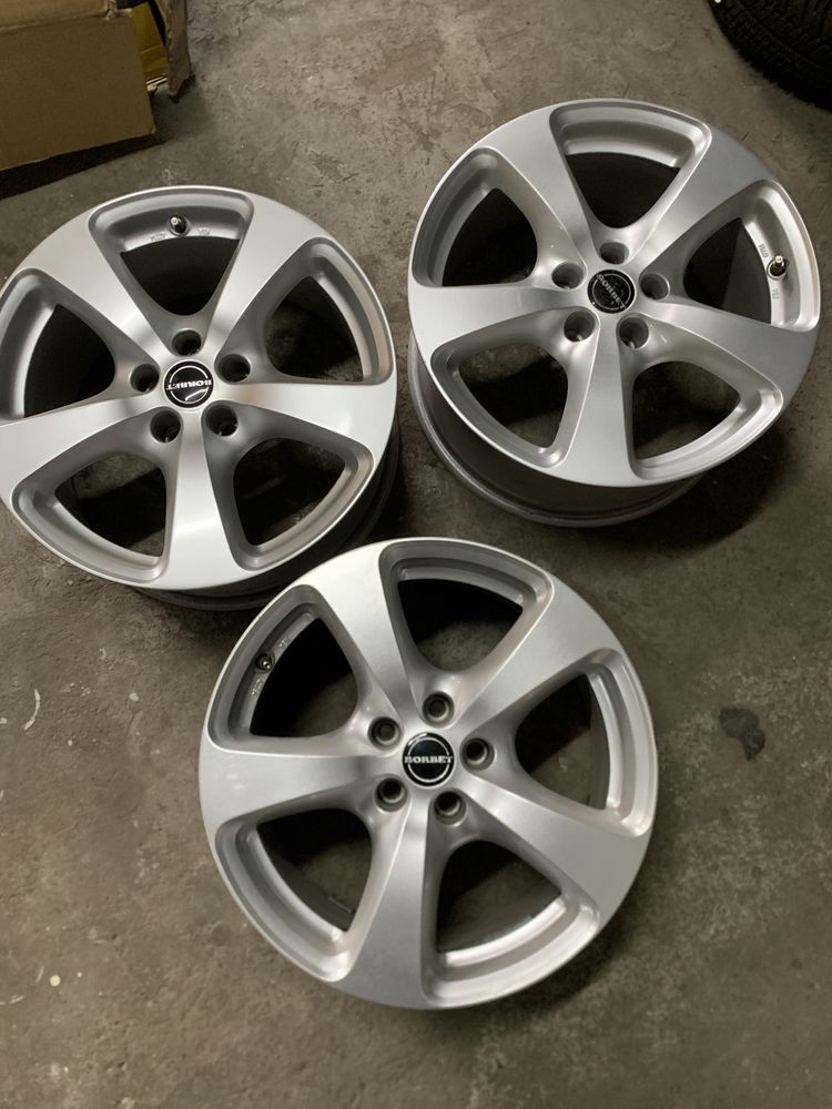 Komplet oryginalnych felg borbet 18” 5x112 (Audi, Vw, Skoda, Seat)