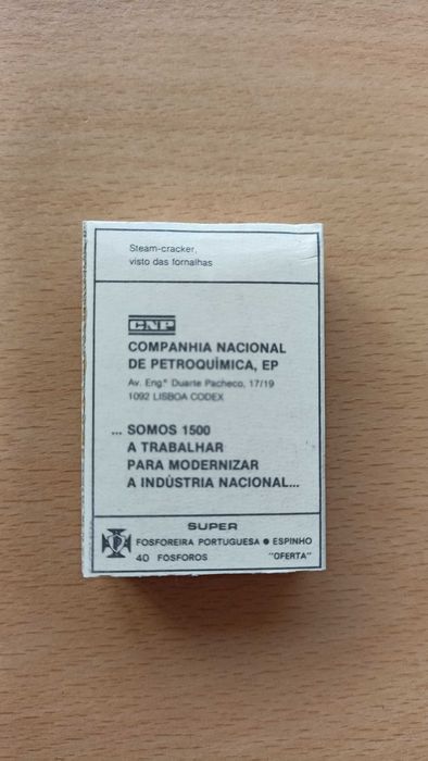 6 Caixas de Fósforos d' A Companhia Nacional Petroquímica
