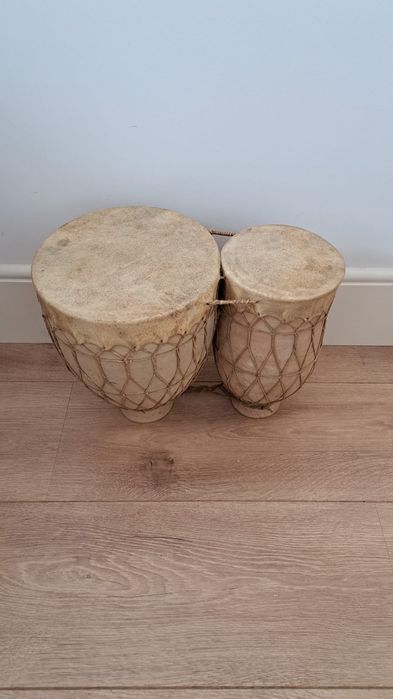 Tambor - Tímpanos cerâmicos artesanais 43 cm comprimento