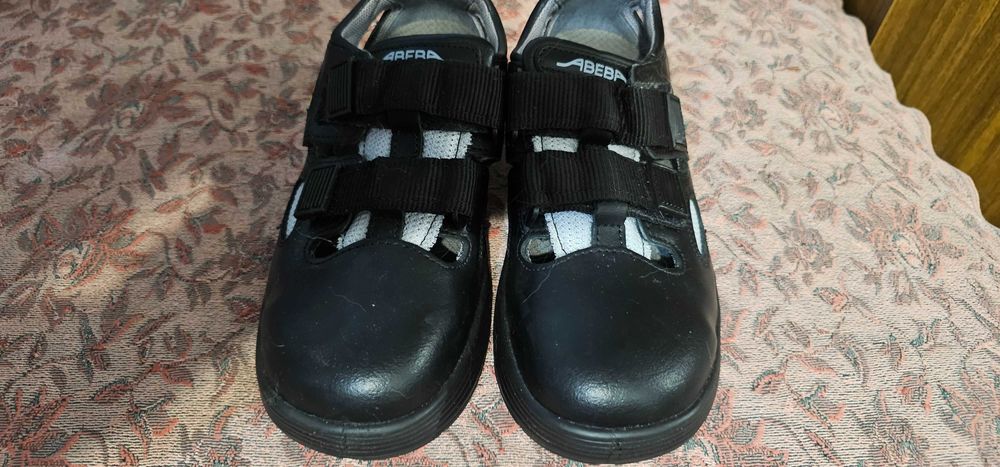 Защитные рабочие туфли с металлическим носком 38 размер