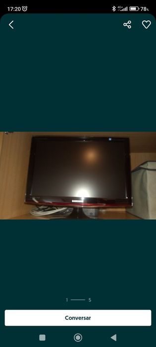 TV Samsung como nova. Várias funcionalidades.