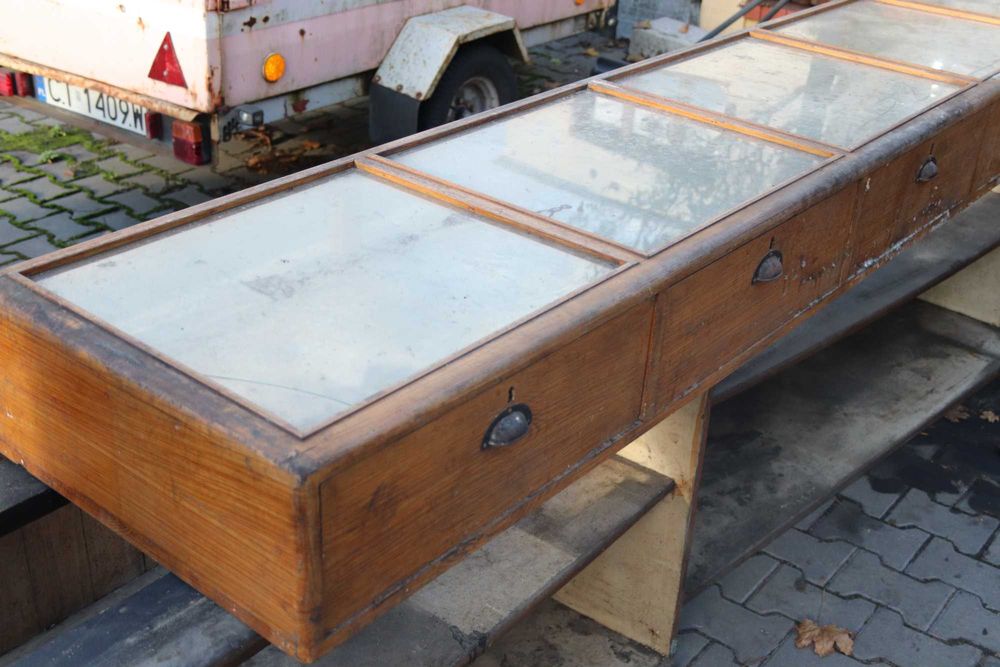 Meble sklepowe, lata 20-te, komplet, antyk, zabytek, apteka, secesja