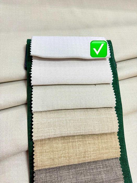 Materiał Na Zasłony BlackOut Tkanina Zaciemniająca Biały Jasno Szary05