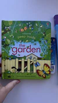Книга з віконцями Usborne The garden
