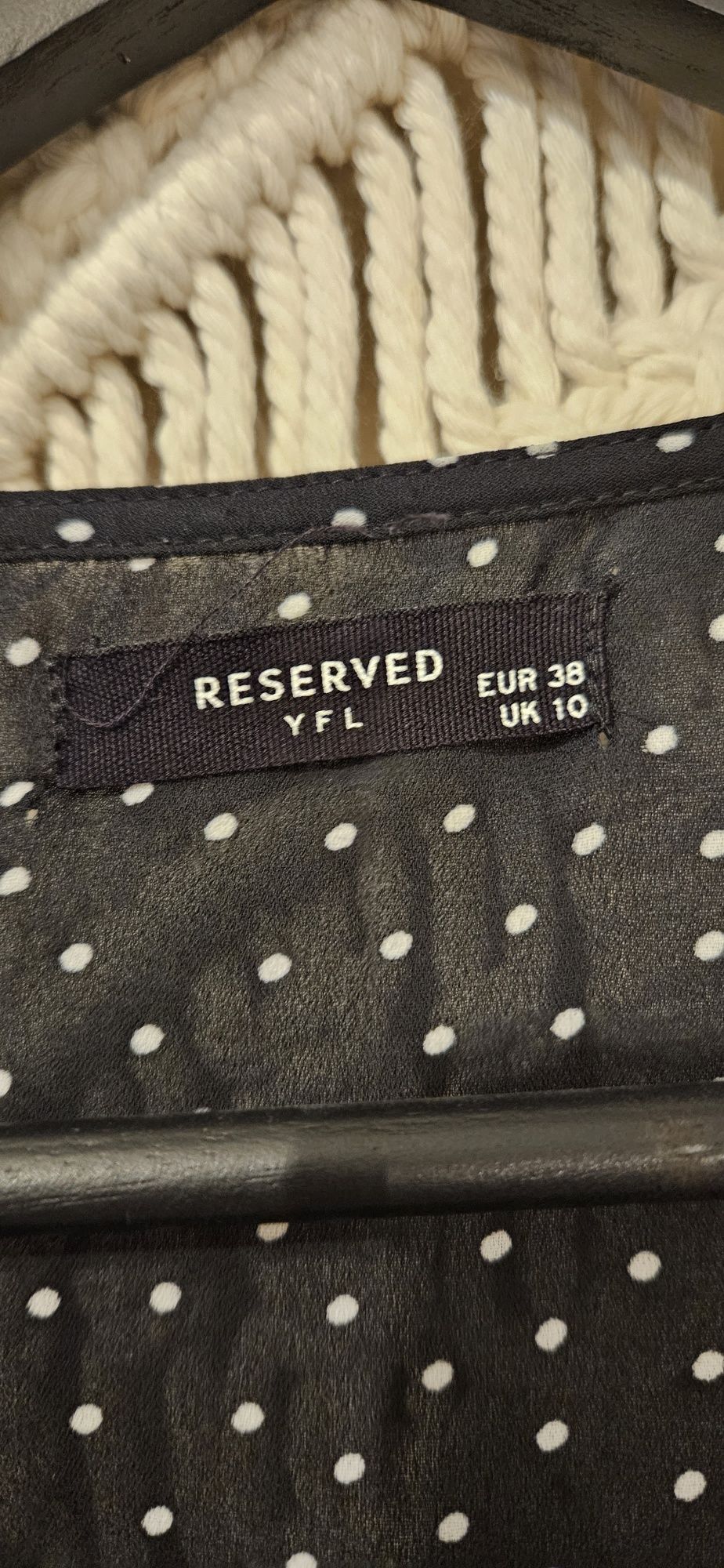 Bluzka w grochy Reserved rozm. 38