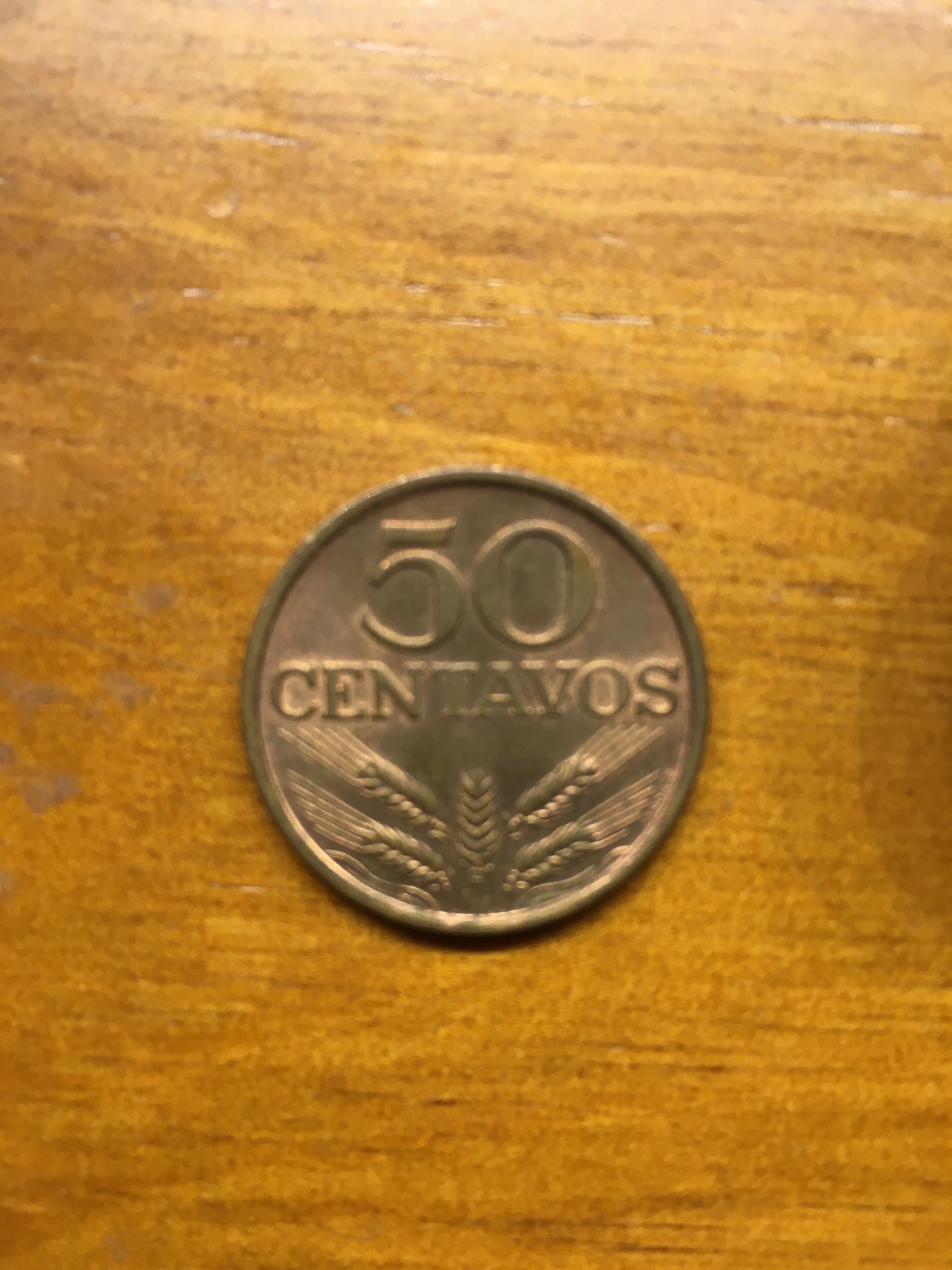 Moedas 50 centavos