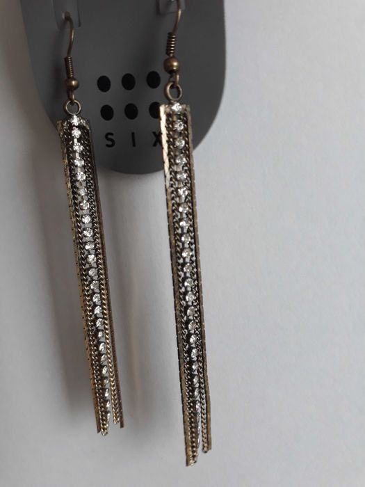 Kolczyki - nowe, "six"