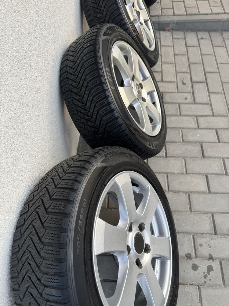 Felgi 16” 5x112 opony zimowe Audi Vw Seat