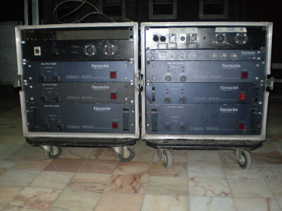 pa sistema de som furacão+mesa mistura behringer MX8000