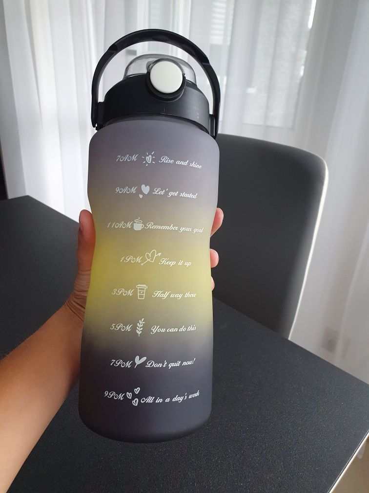 Bidon duży, butelka na wodę 2000ml, 2 lityry