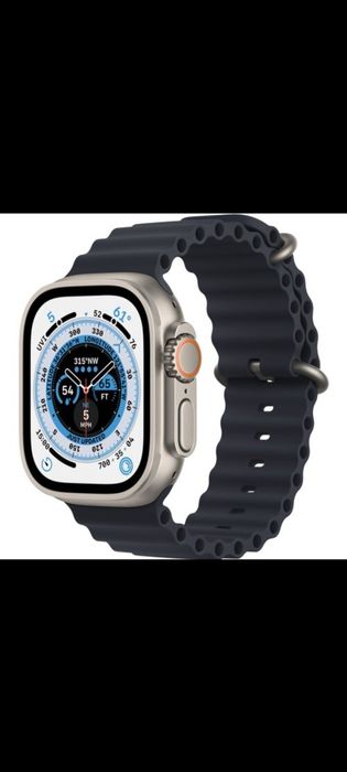 AppleWatch Ultra GPS Cellular 49mm koperta tytanowa opaska (Midnight)