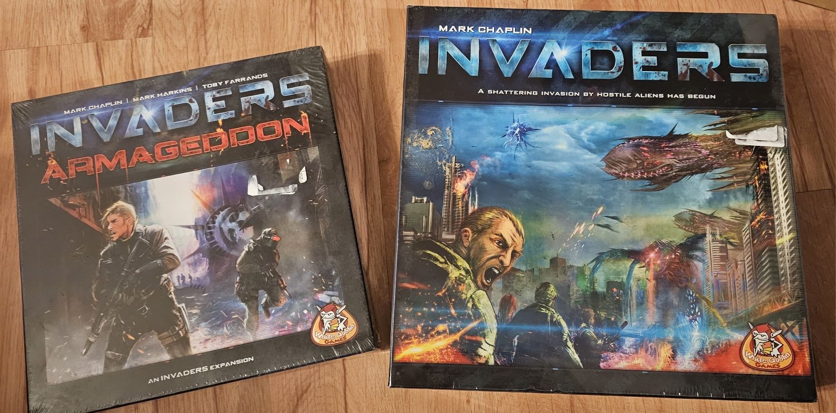 Invaders I dodatek armageddon Mark Chaplin, nowe w folii