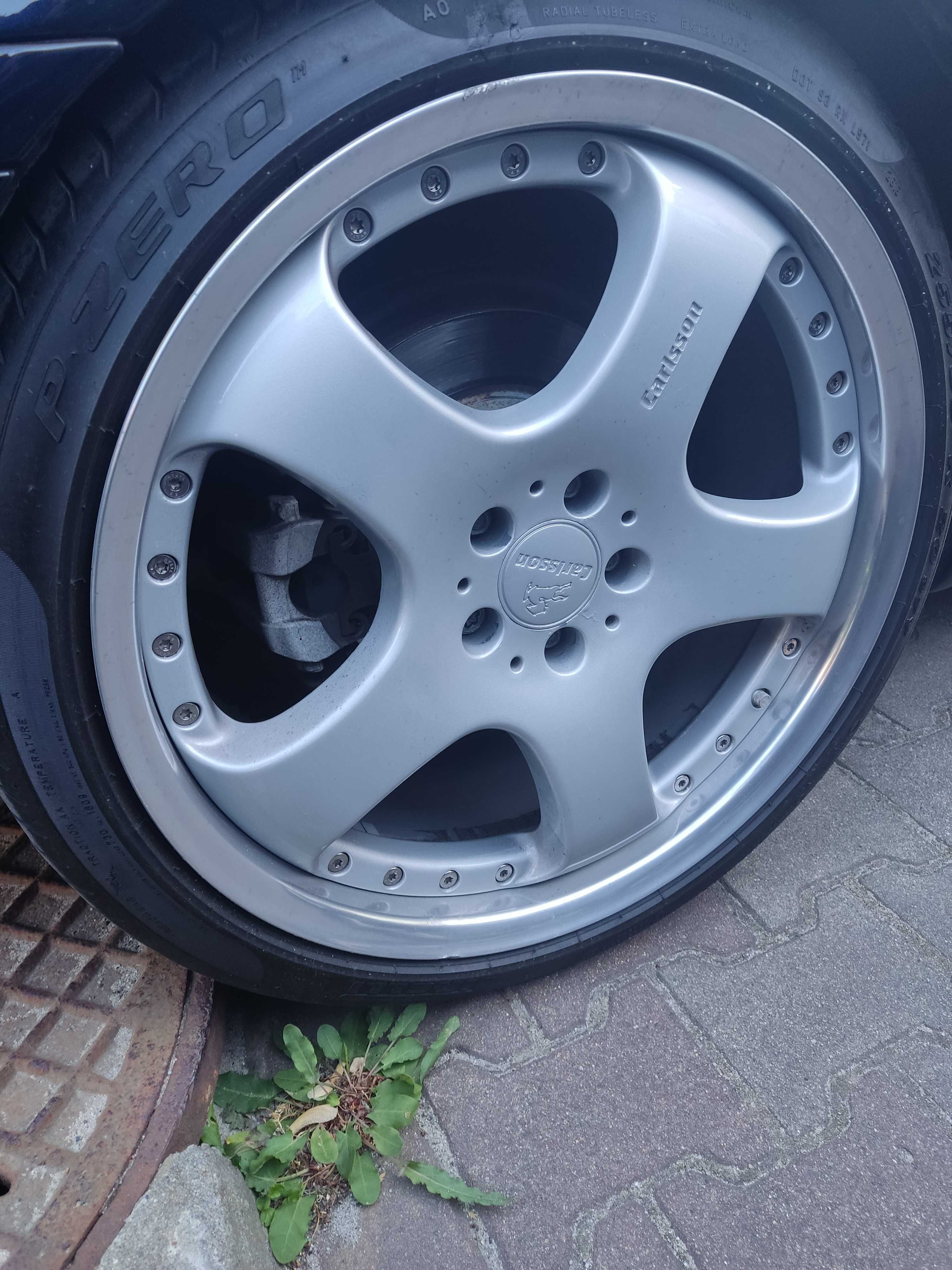 alufelgi Carlsson 20 cali 9.5J ET45 (4 szt.)+ opony Pirelli 255/35/R20