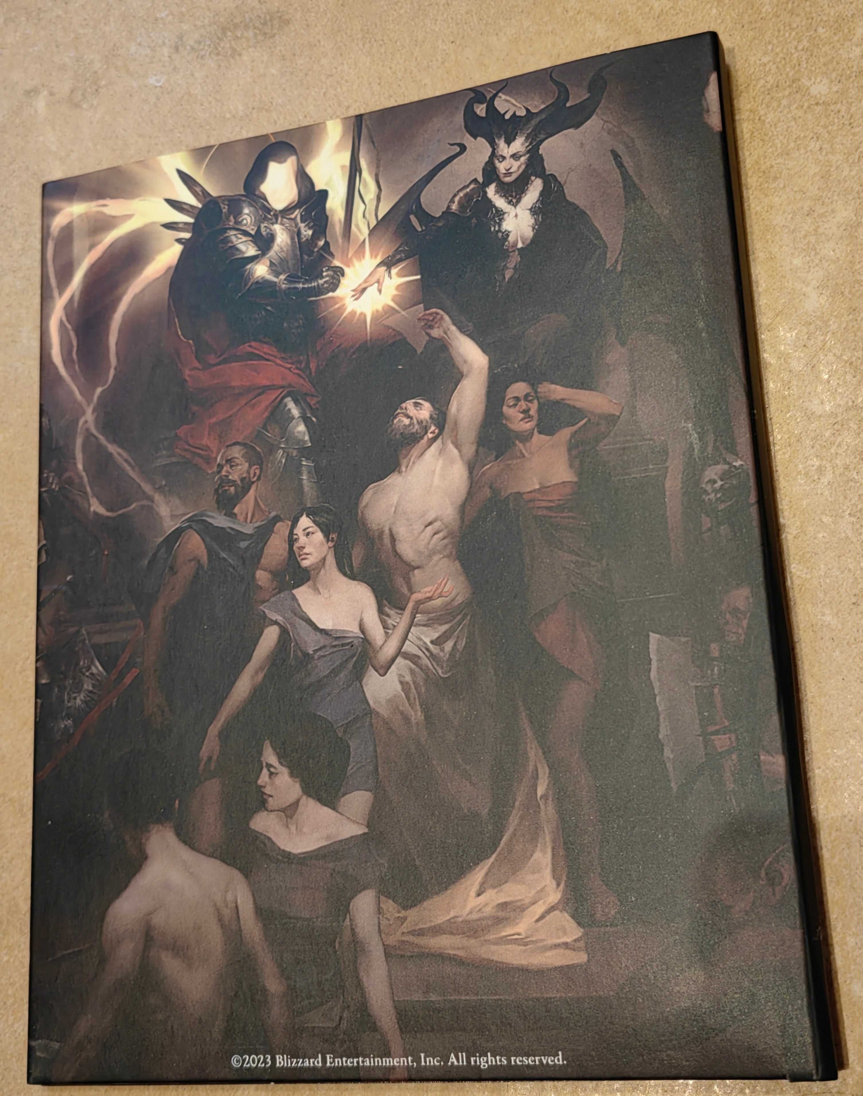 Diablo IV 4 litografie, karty - preorder, nieużywany bdb stan Nintendo