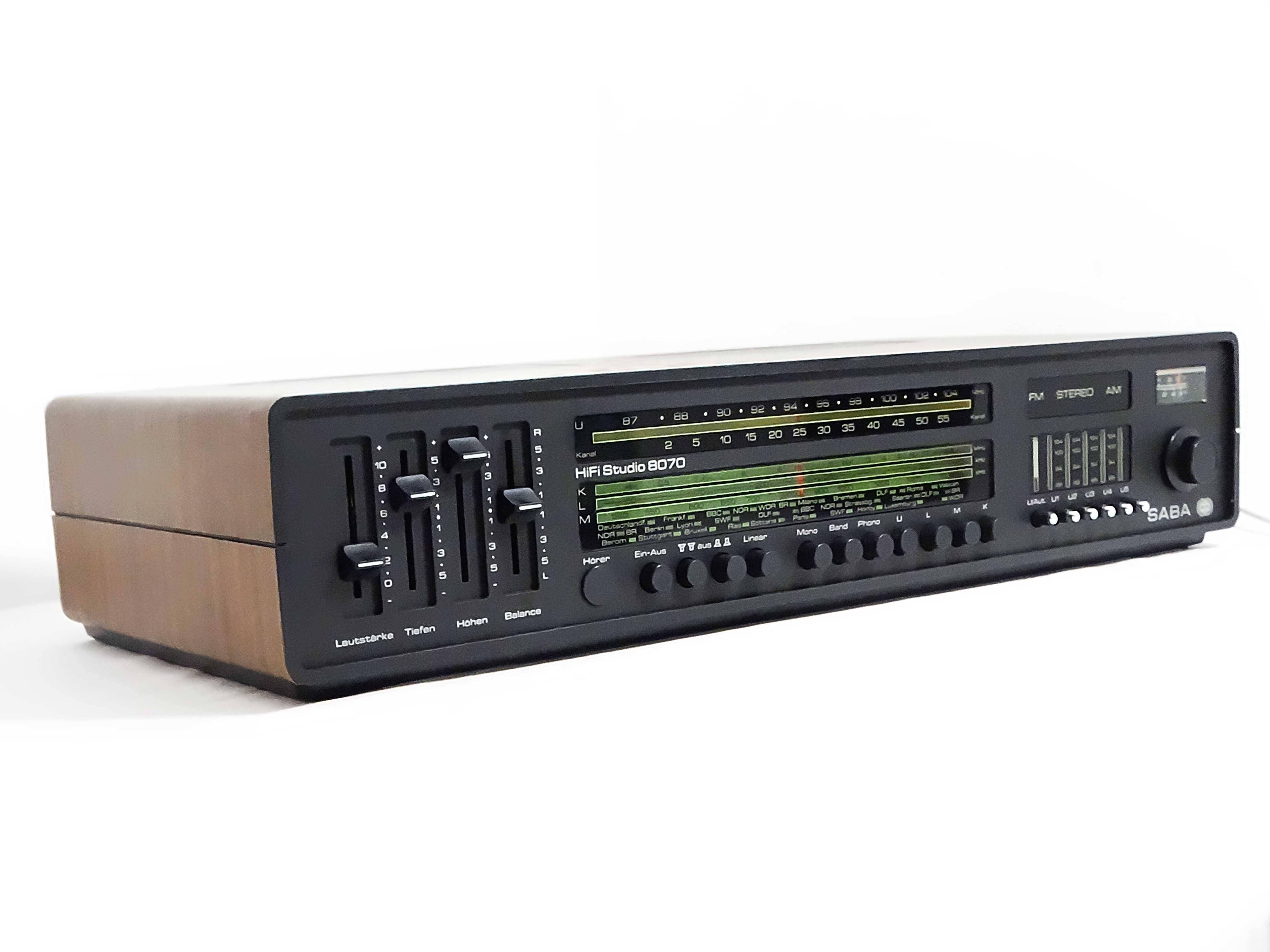 Radio Saba HiFi Studio 8070 amplituner 1974