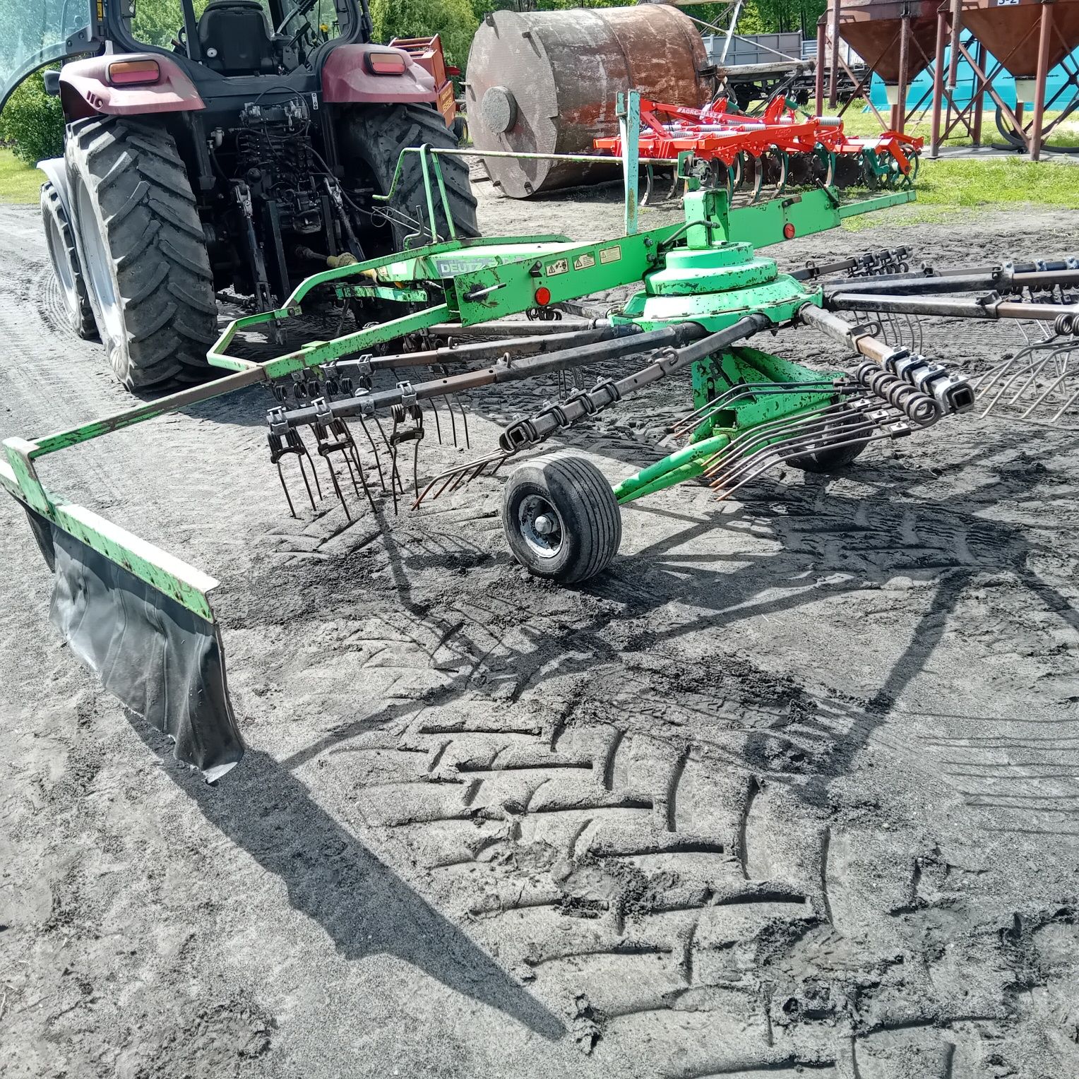Zgrabiarka deutz fahr 4.20szr zamiana
