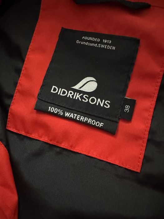 Didriksons Storm System kurtka/płaszcz M trekkingowa 100% wodoodporna