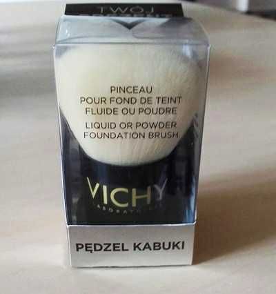 VICHY pędzel do różu pudru kabuki mini mały