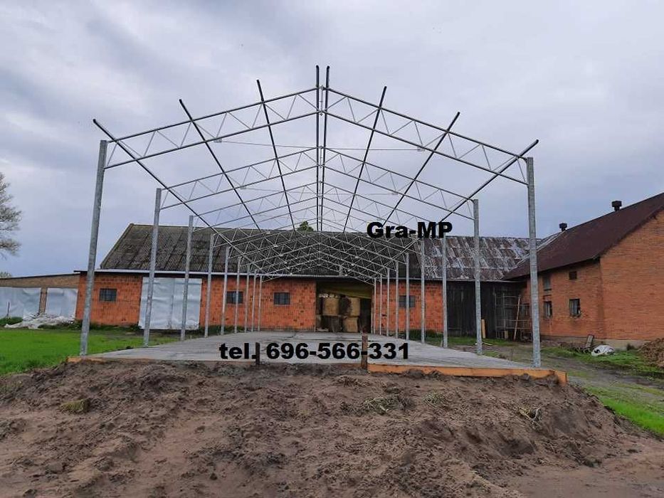 Konstrukcja stalowa 8x13 ocynkowana magazyn hala wiata garaż warsztat