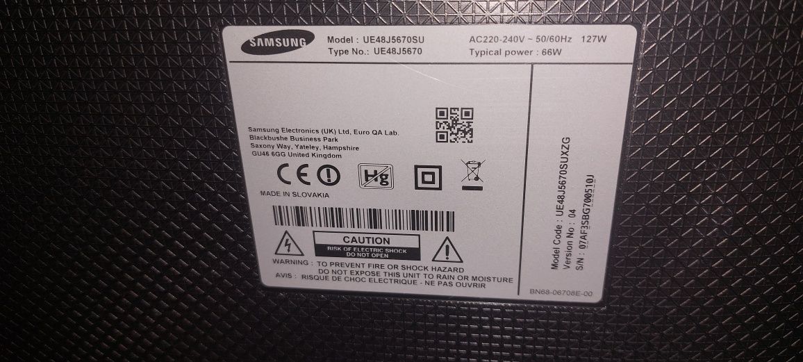 Samsung Smart Led TV 48 cali UE48J5670SU