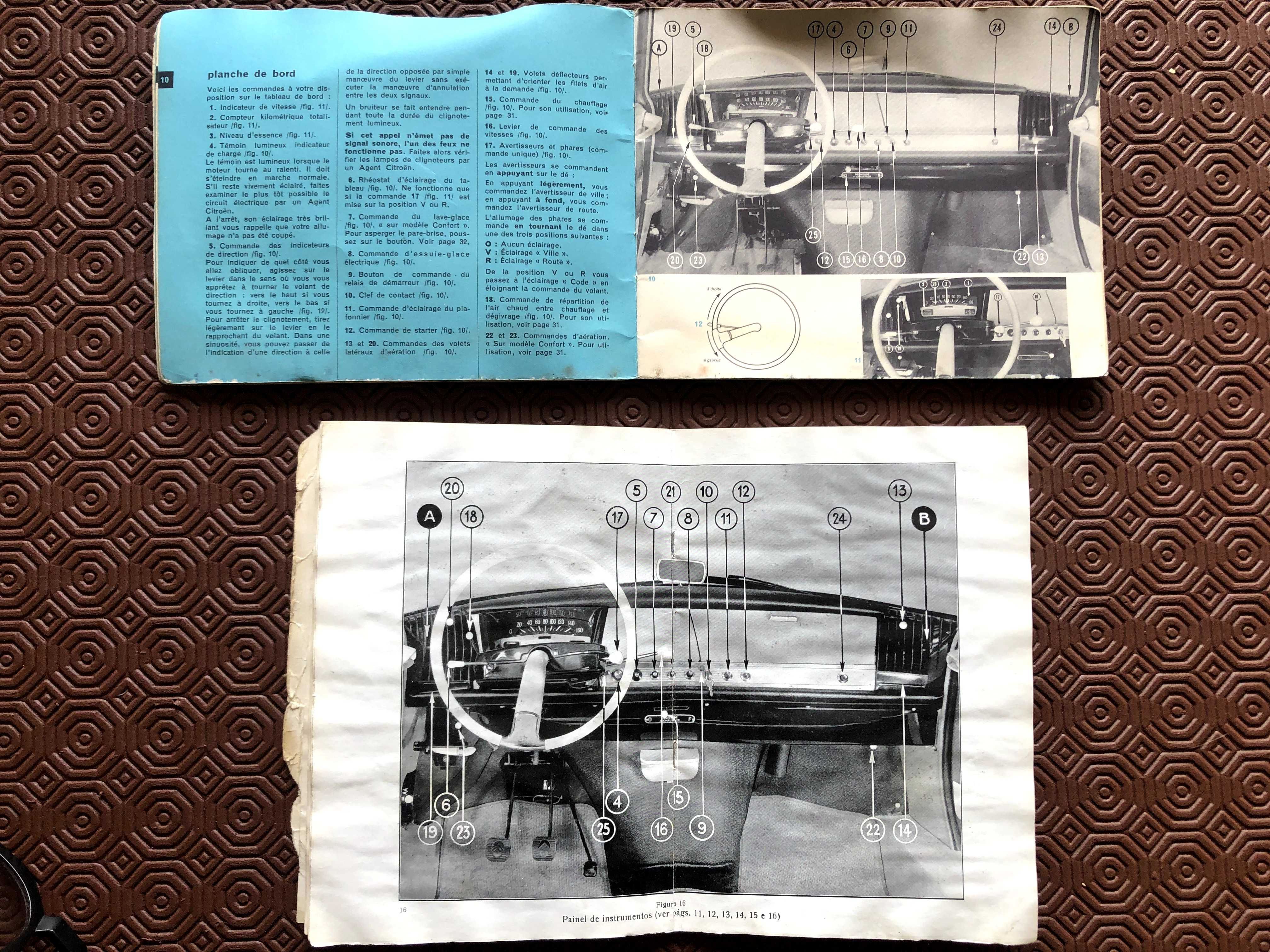Livros Vintage Auto - Instruções e Manutenção