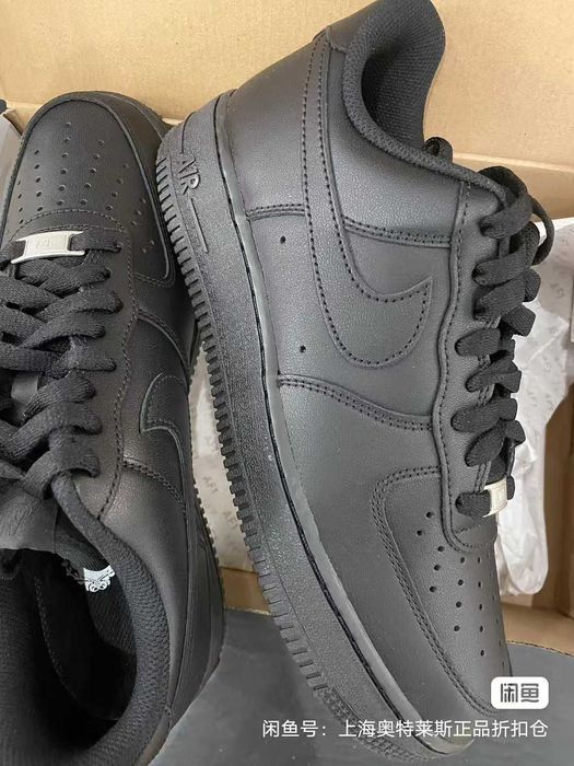 Buty Trampki NikeAir_Force_1_Low _07_Black_R.38