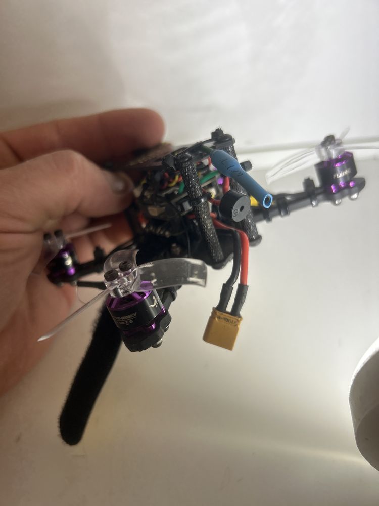 dron mini 120mm, FPV, hobby, latanie, Flysky