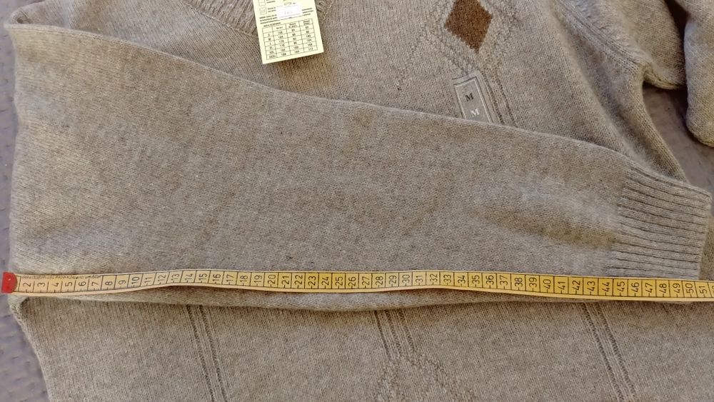Sweter męski 60% wełny M