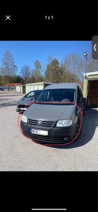 Kompletny przód vw caddy 2004