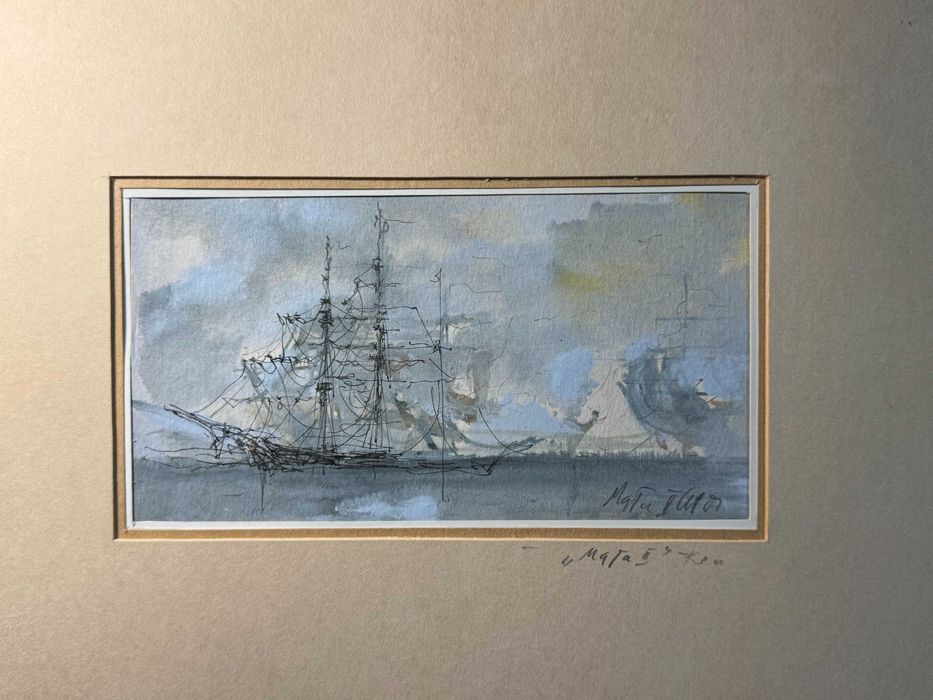 Obraz marynistyka Żaglowce