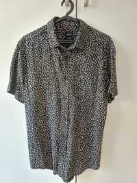 Camisa RVCA padrão leopardo - S