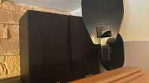 Amplituner Pioneer VSX-D511, odtwarzacz DVD DV-454 oraz kolumny Onkyo