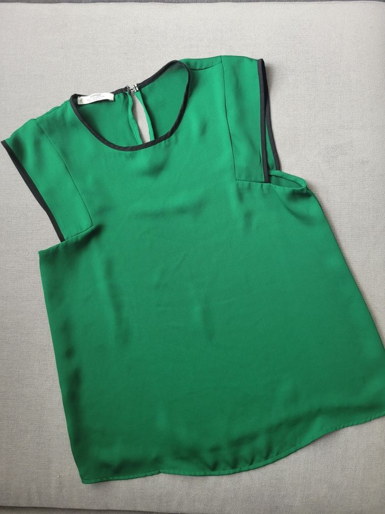 Zielona bluzka Mango r. S