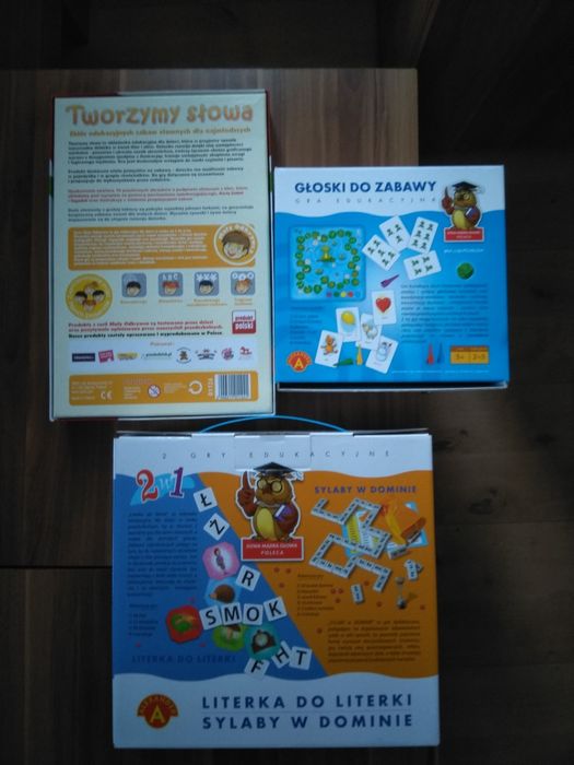 Zestaw 5 gier edukacyjnych